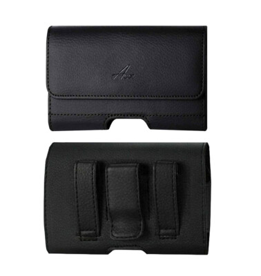 Agoz Leather Case Belt Clip Holster for Sonim XP3 XP3800, XP3 Plus Flip Phone