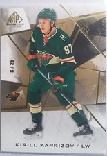 Kirill Kaprizov 2021-22 Upper Deck SP Game Used Gold Non Auto #10 Minnesota /25