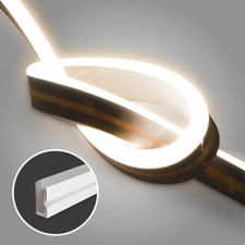 Premium 24V LED NeonFlex Streifen IP65 warmweiß schmal SET NT keine Lichtpunkte