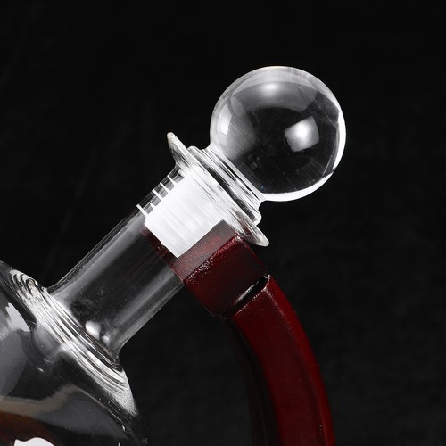 850ml Globe World Glass Crystal Whiskey Decanter Liquor Spirits Wine Bottle New - Picture 5 of 9