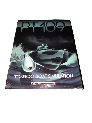 New SEALED PT-109 Torpedo Boat Simulation 1992 Wizardworks 3.5  Disk Video Game
