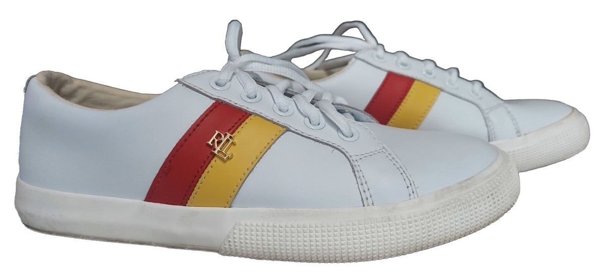 関税送料無【Lauren Ralph Lauren】スニーカー Janson II レザー Amazon.co.jp: Lauren Ralph Lauren レディース Janson II