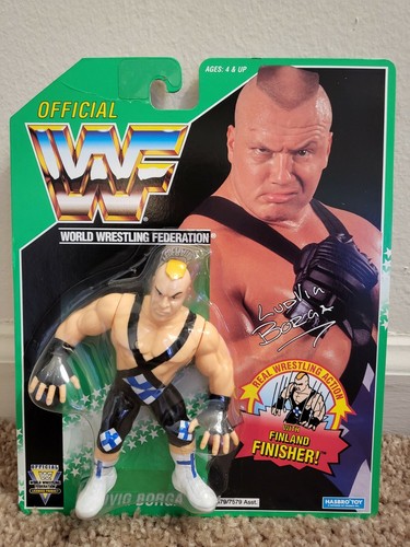WWF Hasbro Series 11 Ludvig Borga MOC Green WWE...