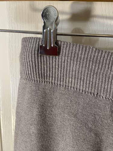 Olivaceous Wide Leg Knit Pants Womens Small Grey High Rise New - Picture 6 of 10