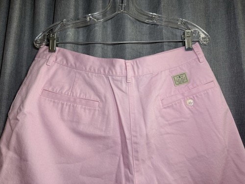 Vintage High Rise Lauren Ralph Lauren Womens Size 10 Pink Chino Shorts 7" Inseam - 第 6/7 張圖片