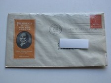 1938 USA First Day Cover Issue Cancel FDC 6c Stamp Scott #811 John Quincy Adams