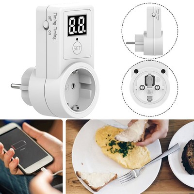 Smart Charging Control Plug mit zweistelliger Countdown Timer Funktionalität