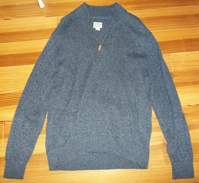 st john's bay quarter zip sweater