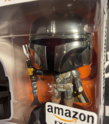 The Mandalorian Chrome Funko Pop Amazon Exclusive Special Edition