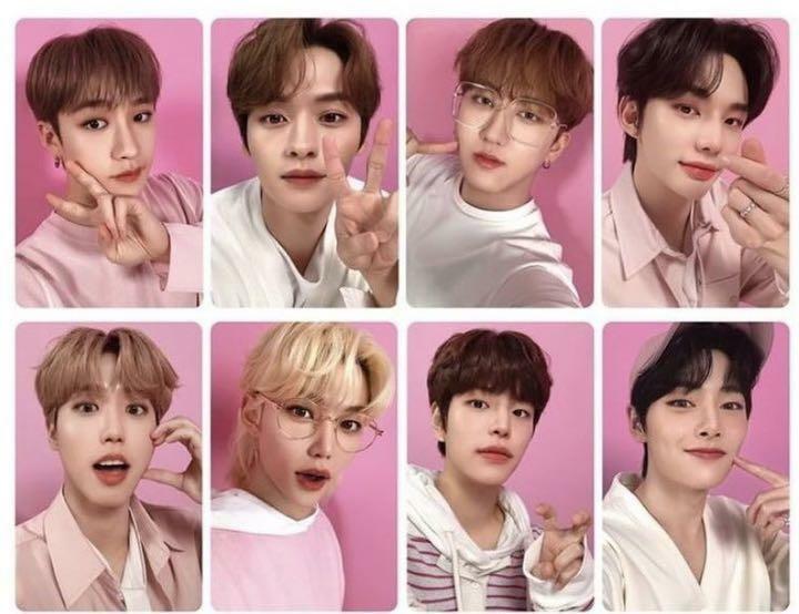 Stray kids skz NACIFIC Official Pink Photocard Photo Card PC F/S