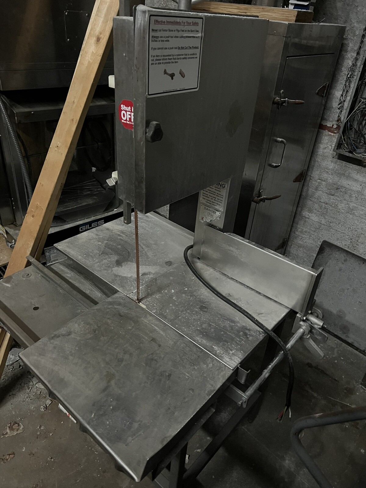 Used Hollymatic Commercial Meat Saw 3 PH, 208 volt eBay