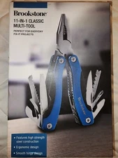 Brookstone 11-in-1 Classic Multi-Tool Stainless Steel - Brand New
