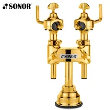 Sonor DTH-675-MC-G 600 Series Double Tom Holder Gold Plated w/ Omni Ball System