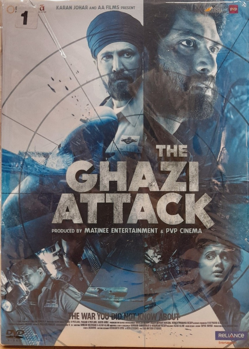 The Ghazi Attack Bollywood Hindi Movie DVD Region Free