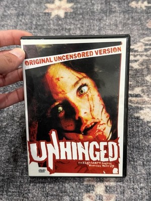 Unhinged DVD Original Uncensored Version 1982 Cult Horror Slasher BCI Brentwood