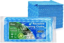Cleaning Wipes, Multi-Purpose Towel Reusable Cleaning Cloths-80Ct(1 Pack), Domes