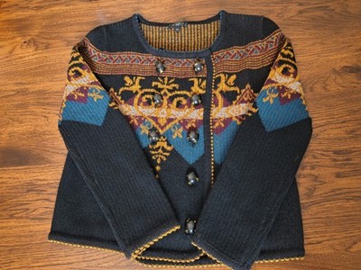Etro Milano Women's Designer Sweater Medium 