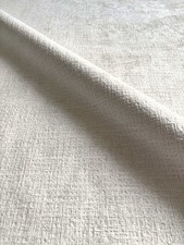 2.5 Metres Cream Soft Chenille Upholstery Fabric - Free Postage