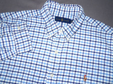 Polo Ralph Lauren Long Sleeved Plaid Oxford Button Up Shirt Men's XL