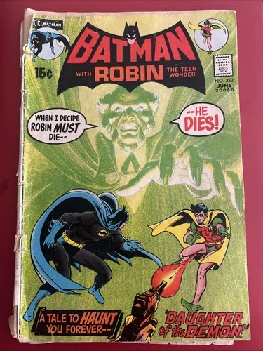 Batman with Robin The Teen Wonder No. 232 DC Comics Original Vintage