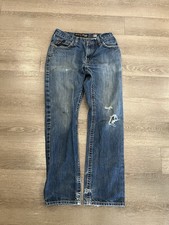 Ariat Fire Resistant, Fr, M4 Low Rise Boot Distressed Workwear Jeans, Mens 33x34