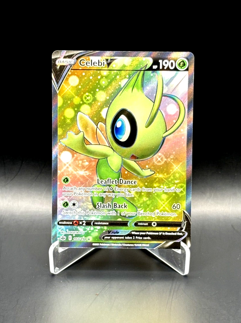 Pokémon TCG Celebi V Chilling Reign Holo FA 160/198 NM