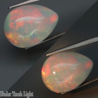 17.02Ct.Hardy STRONG Natural HUGE Platinum&Rainbow Color Sparkling Opal Ethiopia
