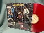 The Who  "Who Are You"     RED VINYL      in SHRINK     w/ HYPE STICKER     1978