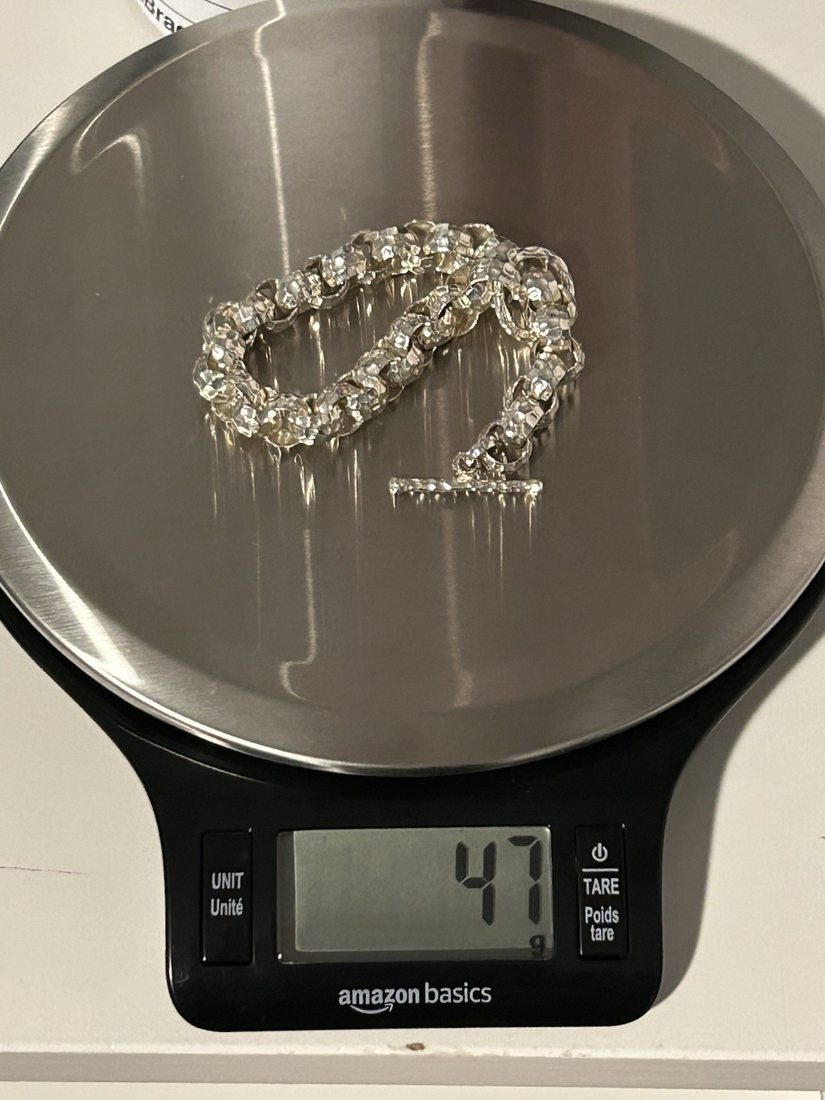 Sterling Silver Silpada, Heavy Hammered Rolo Bracelet. Great Condition.