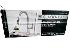 Glacier Bay Oswell Single-Handle Pull-Down Kitchen Faucet in Stainless Steel