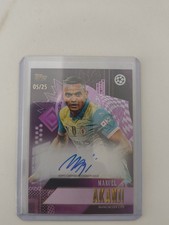 Topps Gold Club Competitions Manuel Akanji Ma...