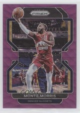 2021-22 Panini Prizm Purple Wave Prizm Monte Morris #16 07mp