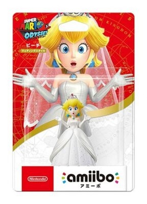 Nintendo Wii U 3DS Switch Amiibo Peach Wedding Style [Super Mario Series] Japan