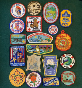(19) Vintage BSA Patches, Camp, Council, 60s, 70s, Boy Scouts Lot 5