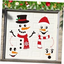27 Pcs Christmas Garage Door Magnets Decoration Xmas Magnetic Garage Snowman