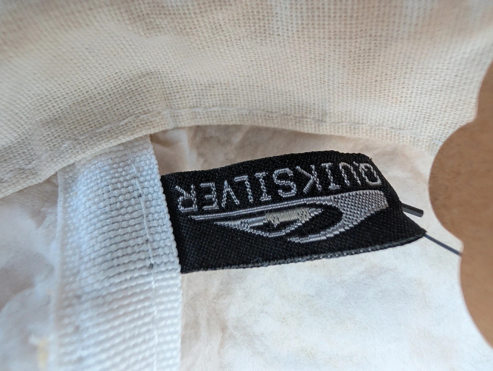 Quiksilver yellow/white bucket sun hat. Small 7". DN4550 image 9