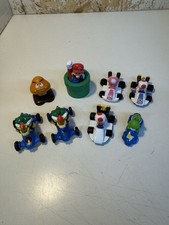 Lot Of 8 McDonald  s Happy Meal Mario World Toys Kart Bowser Toad Yoshi