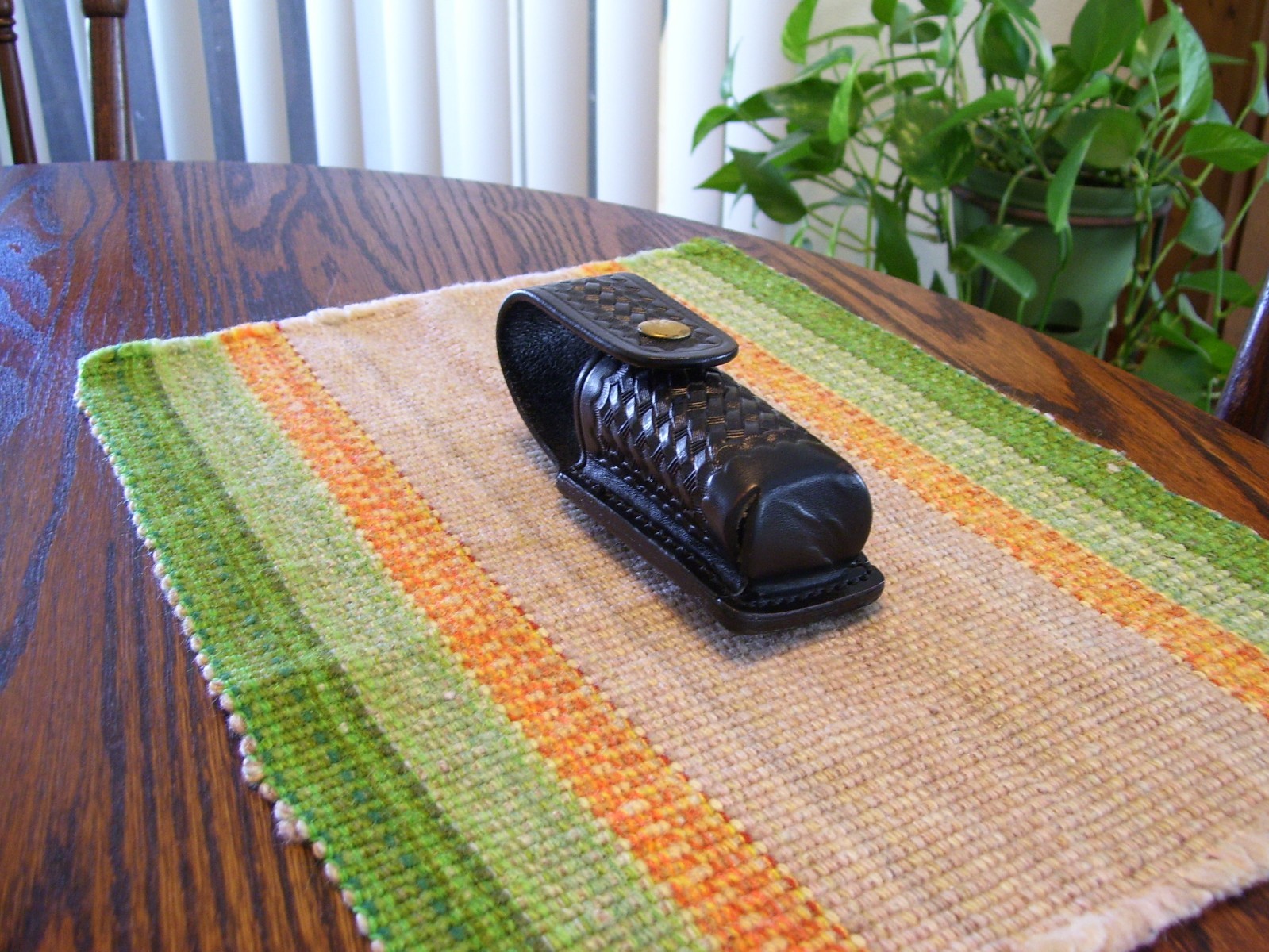 Dutyman 3621BG Leather Blk Mk 3 Mk III Mace OC Defense Spray Case Holder Holster