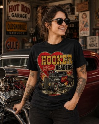 Retro Hot Rod T Shirt Drag Racing Speed Shop Graphic Tee USA
