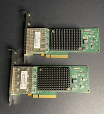 LPE16204-M-E Pair of LightPulse Quad Port Fibre Channel PCI Express QTY 2 Cards
