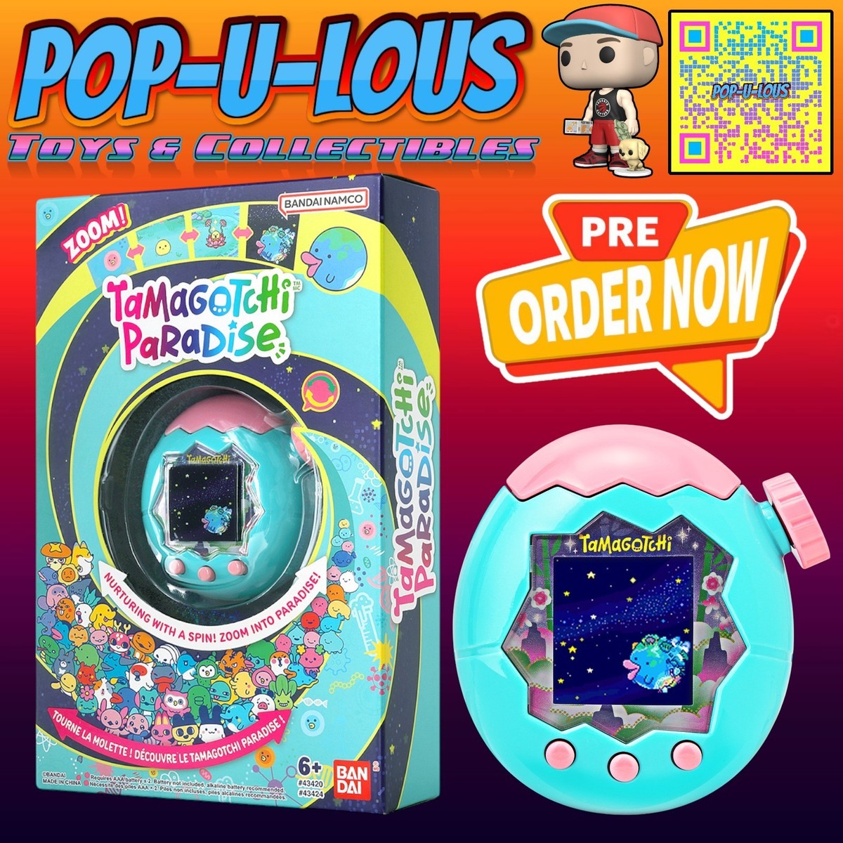 Tamagotchi Paradise Jade Forest Digital Pet Bandai Namco PRESALE