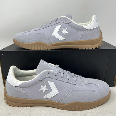 Converse Run Star Trainer Ox Suede Grey White Mens Size 10 A10449C N/L