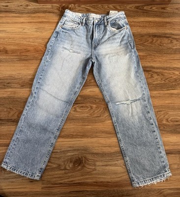 2x Damen-Jeans - Stradivarius/Pull&Bear - Gr. 40 - hoher Bund - top Zustand