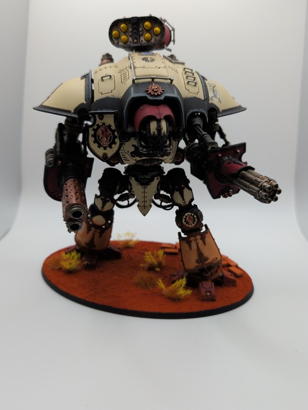 Warhammer Imperial Knight Knight Questoris Well Painted