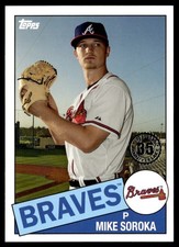 2020 Topps 1985 35th Anniversary Blue Mike Soroka Atlanta Braves #85-10