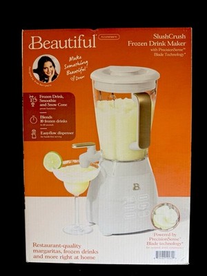Beautiful SlushCrush Frozen Drink Maker, 800W, 60oz, Perfect for Summertime Fun!