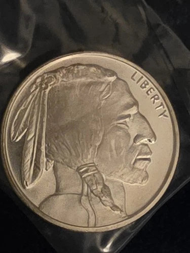 Buffalo 1 Troy Oz Silver Bullion Round - Golden State Mint - .999 Silver - Round