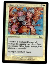Martyr's Cause -- MTG (SP Quality FOIL) - Urza's Legacy - See scans!!