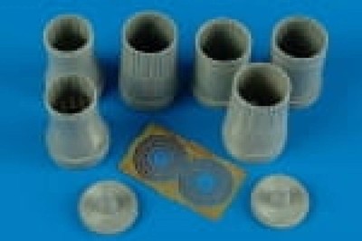 Su-33 Flanker D exhaust nozzles -Hasegawa- / 1:72 - Aires 7267