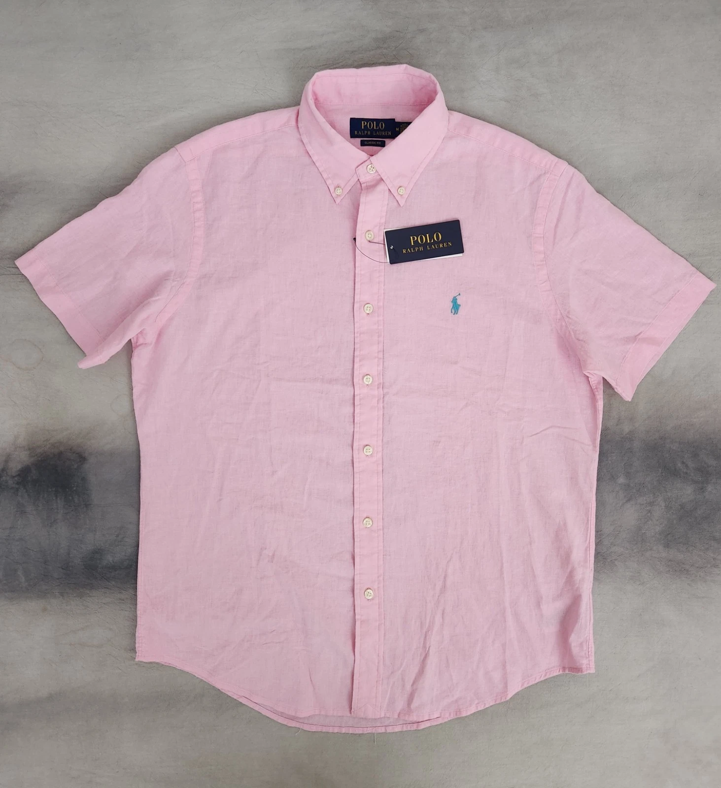 Polo Ralph Lauren Classic Fit Linen/Cotton Button SS Pink Men's Size Medium New
Opens in a new windo